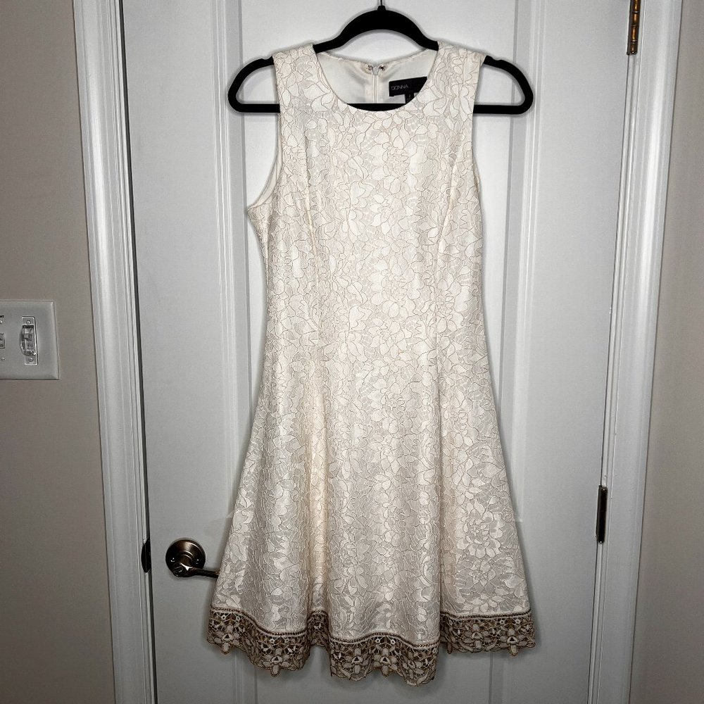 White Lace Cocktail Dress - Bride
